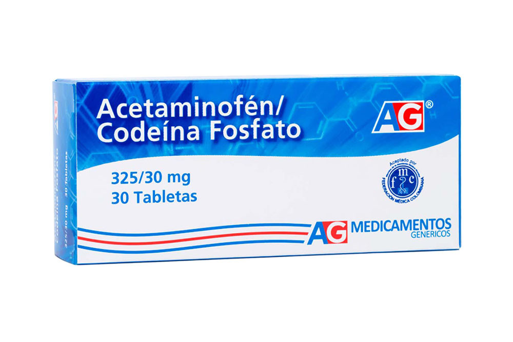 Acetaminofen - Codeina Caja Con 30 Tabletas