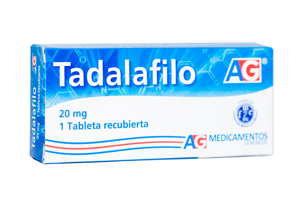 Tadalafilo 20 mg Caja Con 1 Tableta Recubierta