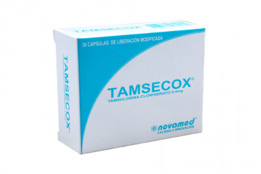 Tamsecox 0.4 mg Caja Con 30 Cápsulas de Liberación Modificada