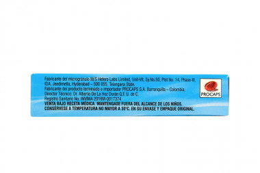 Enitrax Itraconazol 100 mg Caja Con 4 Cápsulas 