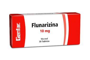 Flunarizina 10 mg Caja Con 30 Tabletas
