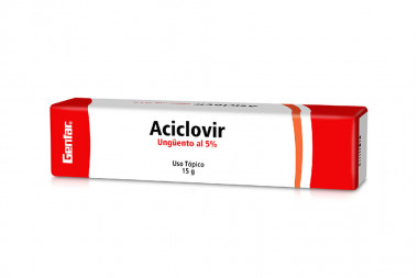 Aciclovir En Ungüeto 5 % Caja Con Tubo Con 15 g