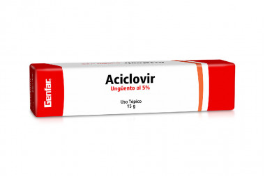 Aciclovir Ungüento 5% Tubo Con 15 g