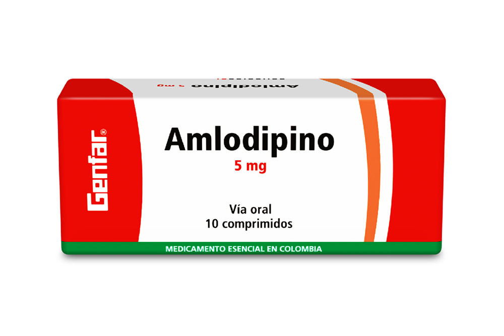 Amlodipino 5 mg Caja Con 10 Comprimidos - Sanofi Aventis