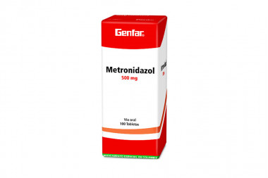 Metronidazol Genfar 250 mg / 5 mL Caja Con Frasco Con 120 mL 