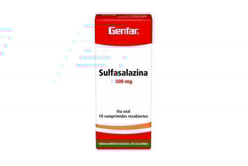 Sulfasalazina 500 Mg Caja...