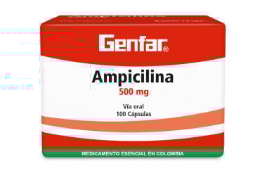 Ampicilina Genfar 500 Mg...