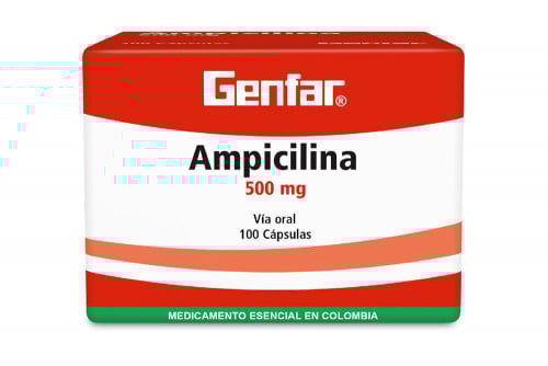 Ampicilina Genfar 500 Mg...