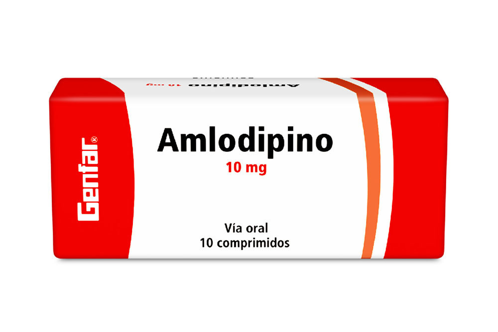Amlodipino 10 mg Caja x 10 Comprimidos – Hipertensión Arterial