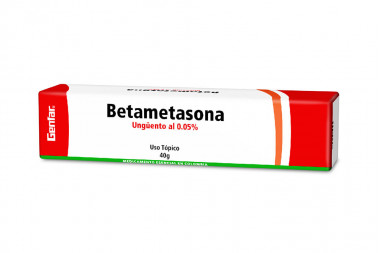 Betametasona 0.05% Ungüento Caja Con Tubo Con 40 g 
