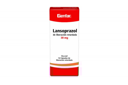 Lansoprazol 30 mg Caja Con 14 Cápsulas de Liberación Retardada