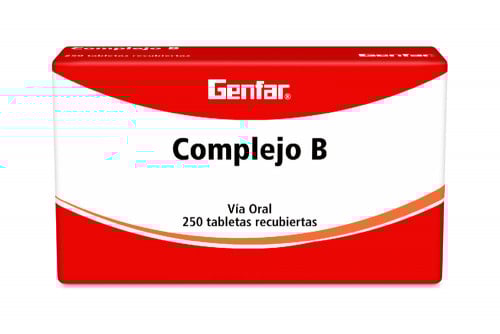 Complejo B Caja Con 250 Tabletas Recubiertas