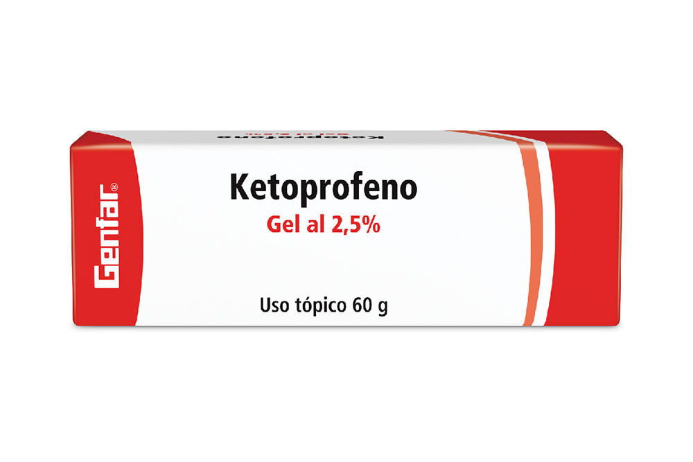 Ketoprofeno En Gel 2.5 % Caja Con Tubo Con 60 g