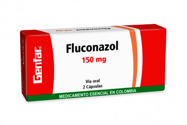 Fluconazol 150 mg Caja Con 2 Cápsulas