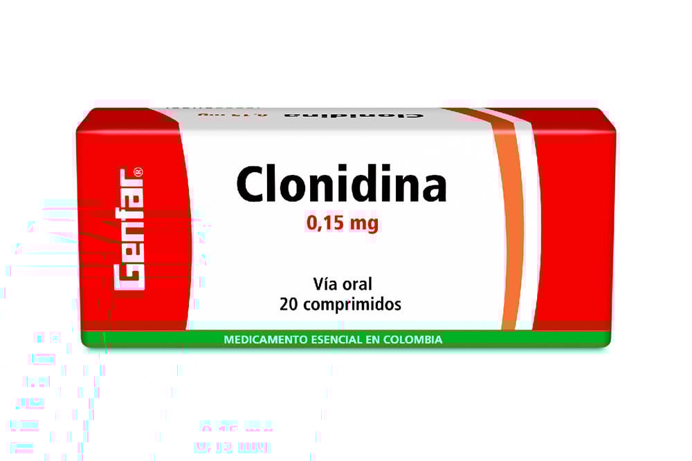 Clonidina 0.15 Mg Caja Con 20 Comprimidos - Genfar