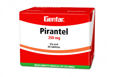 Pirantel 250 Mg Caja Con 60 Tabletas