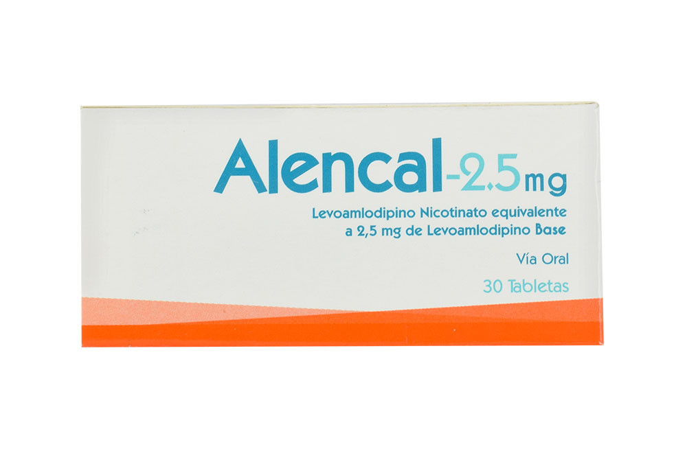 Alencal 2.5 mg Caja Con 30 Tabletas