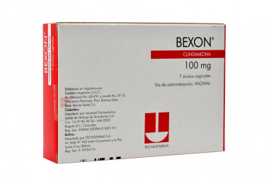 Bexon 100 mg Caja Con 7 Óvulos Vaginales