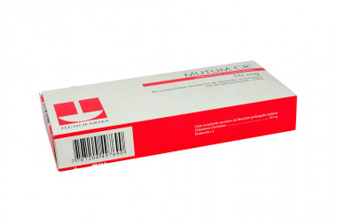 MUTUM CR 10 mg Caja Con 20 Comprimidos Recubiertos de Liberación Prolongada 