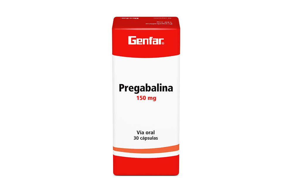 Pregabalina 150 mg Caja Con 30 Cápsulas - Genfar