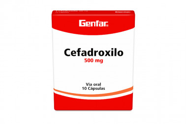 Cefadroxilo 500 mg Caja Con...