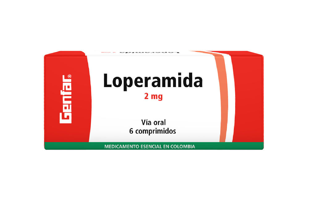 Loperamida 2 mg Caja Con 6 Tabletas