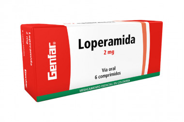 Loperamida 2 mg Caja Con 6 Tabletas