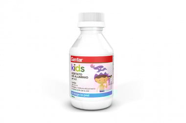 Acetato De Aluminio Loción Genfar Kids Frasco Con 120 Ml