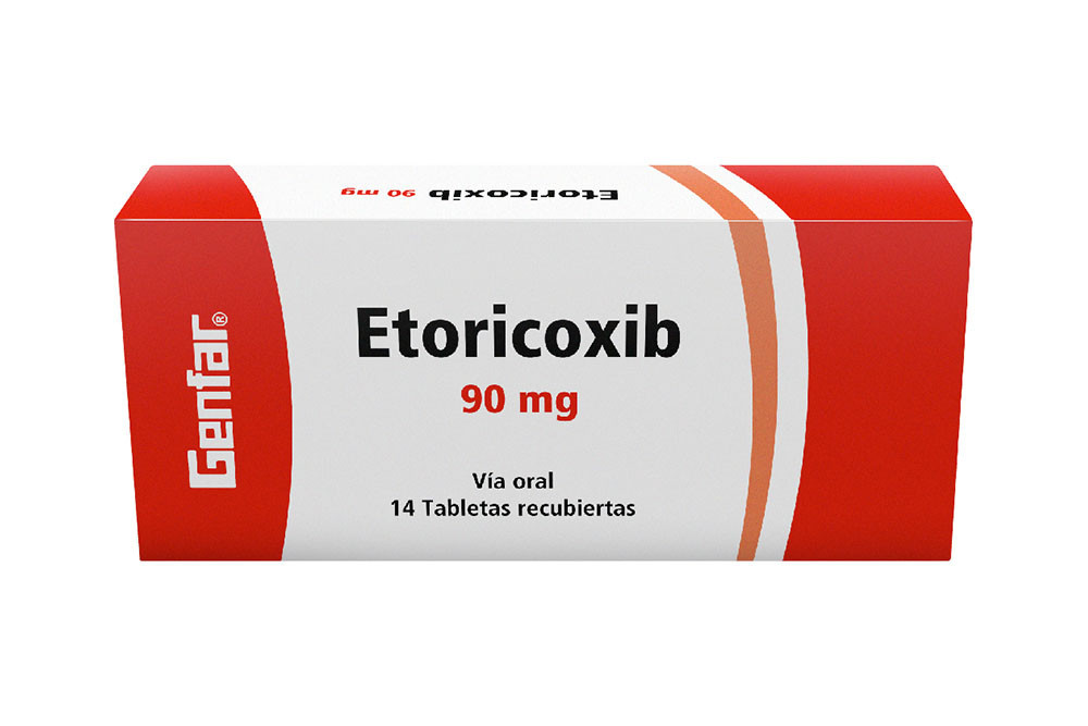 ETORICOXIB GENFAR TAB REC 90MG ORAL CAJ 14 UN GENFAR S.A.