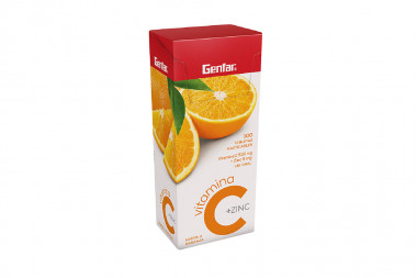 Vitamina C + Zinc 500 / 5 mg Caja Con 100 Tabletas Masticables