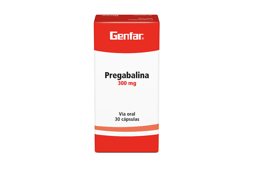 Pregabalina 300 mg Caja Con 30 Cápsulas