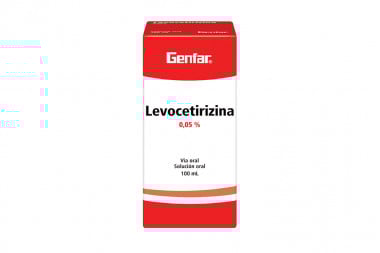 LEVOCETIRIZINA GENFAR SOL 100ML ORAL CAJ 1 UN GENFAR S.A.