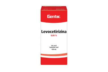 Levocetirizina 0.05% Solución Oral Caja Con Frasco Con 100 mL