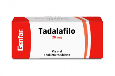 Tadalafilo 20 mg Caja Con 1...