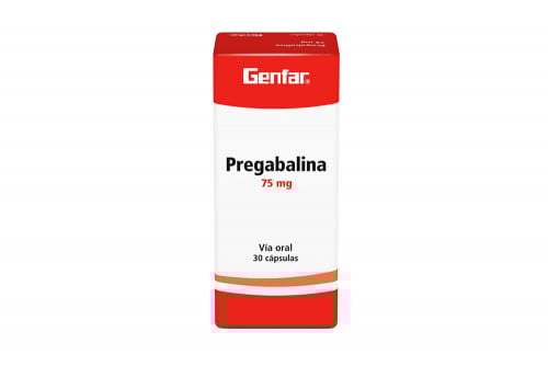Pregabalina 75 mg Caja Con 30 Cápsulas