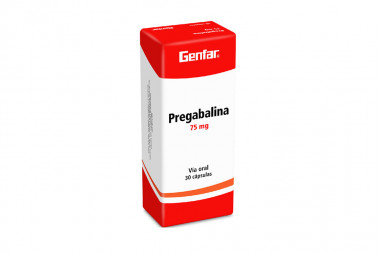 Pregabalina 75 mg Caja Con 30 Cápsulas