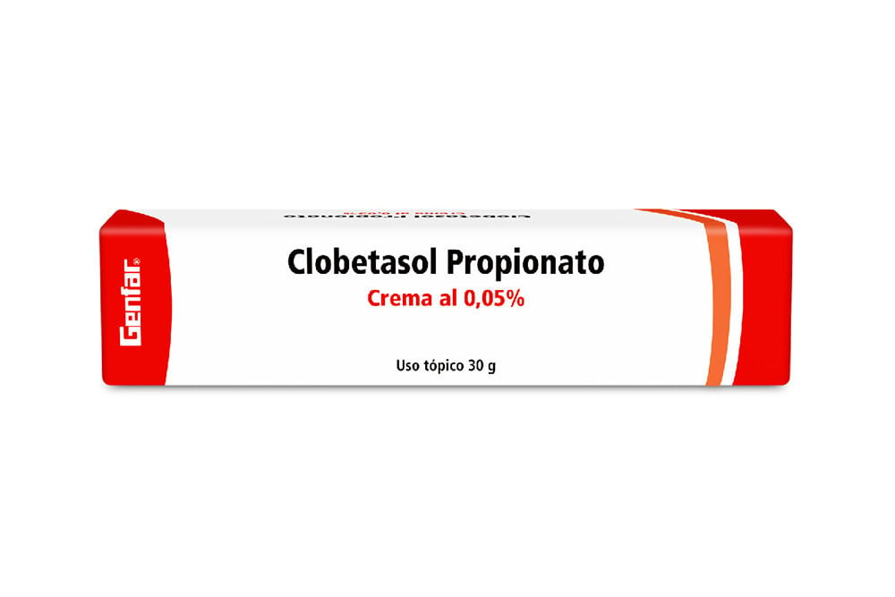 Clobetasol Propionato Crema 0.05 % Caja Con Tubo Con 30 g - Genfar