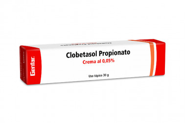 Clobetasol Propionato Crema 0.05 % Caja Con Tubo Con 30 g - Genfar