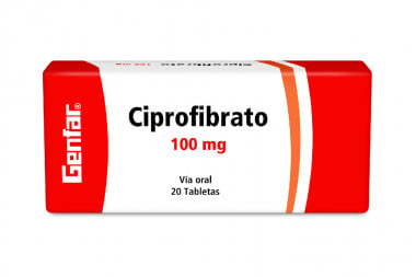 Ciprofibrato 100 mg Caja...