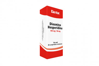 Diosmina Hesperidina 450/ 50 mg Caja Con 30 Comprimidos Recubiertos