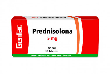 Prednisolona 5 mg Caja Con...