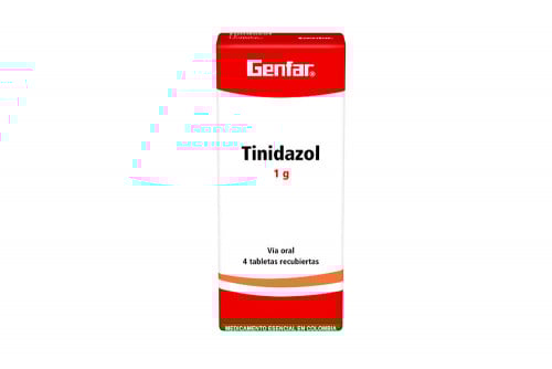 Tinidazol 1 G Caja Con 4...