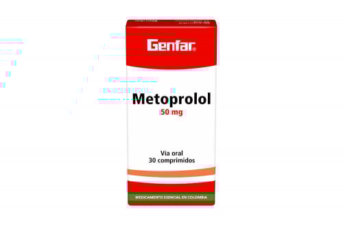 Metoprolol 50 Mg Caja Con...