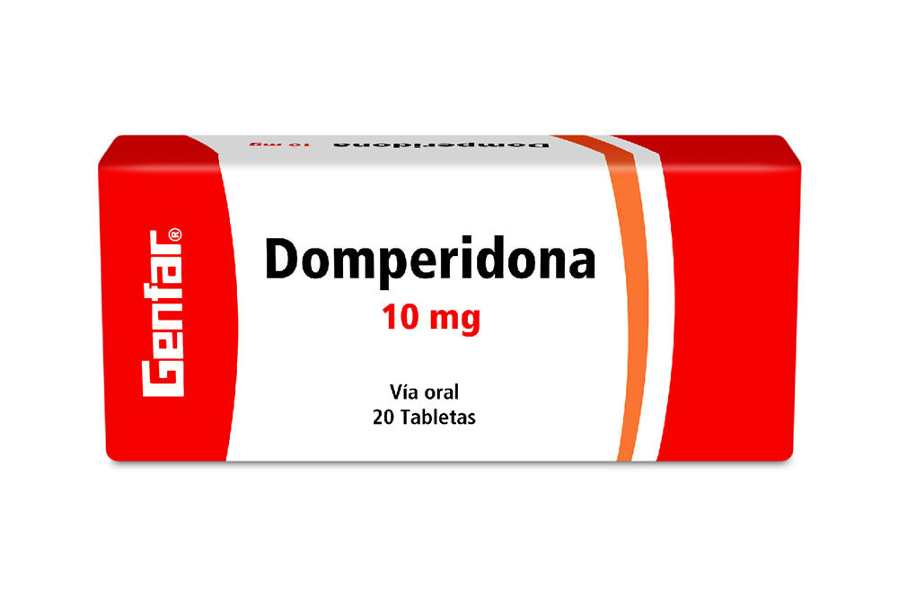 Domperidona 10 mg Caja Con 20 Tabletas