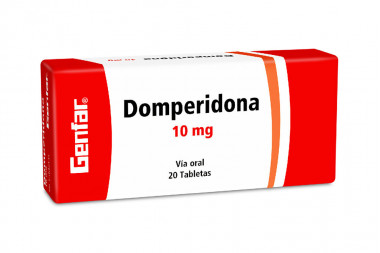 Domperidona Genfar 10 mg Caja Con 20 Tabletas