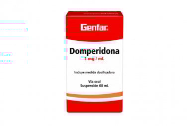 Domperidona Suspensión 1 Mg Caja Con Frasco Con 60 Ml
