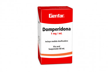 Domperidona Suspensión 1 Mg Caja Con Frasco Con 60 Ml