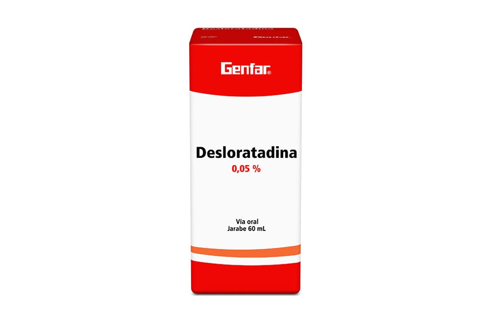 desloratadina 0,05 % frasco con 60 ml