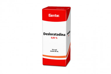 Genfar Desloratadina Jarabe 0,05 % Caja Con Frasco Con 60 mL