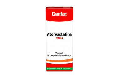 Atorvastatina 40 Mg Caja...